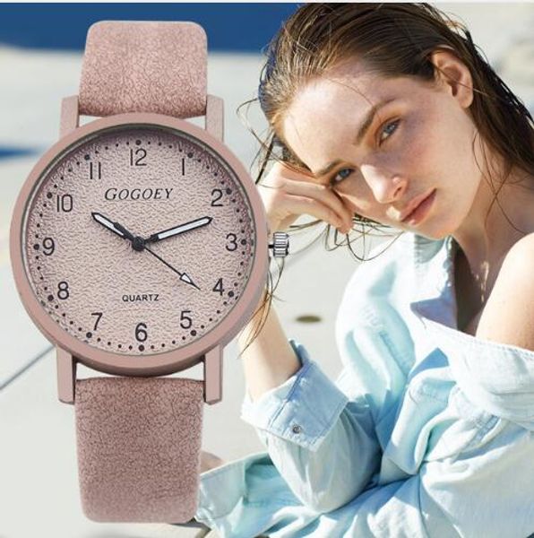 

brand women's watches fashion leather wrist watch women watches ladies watch clock mujer bayan kol saati montre feminino hot, Slivery;brown