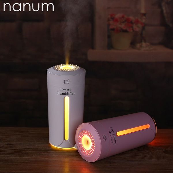 

car air freshener usb ultrasonic home color cup humidifiers car humidifier purifier atomizer led lamp diffuser