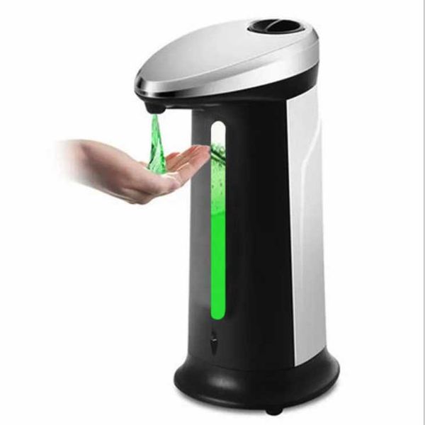 

400ml touchless automatic liquid soap dispenser pump hand sanitizer shamppp kitchen gel dispenser for home office in stock
