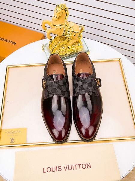 

high-end luxury fashion stardesigner men's brand party dress casual shoes business wedding retro shoes triple platform men's shoes