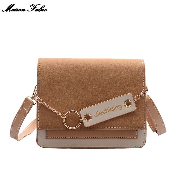 

maison fabre 2019 new fashion women' s trend large capacity solid color leather shoulder bag messenger bag mobile phone