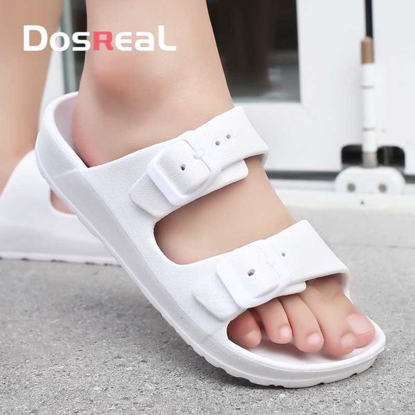 

dosreal women slippers new arrival 2020 fashion outdoor slides ladies comfortable non-slip home slipper outdoor casual shoes, Black