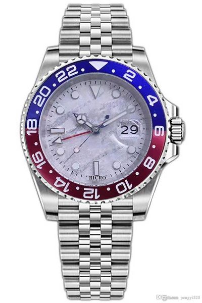 

designer watch ceramic bezel men's mechanical watch automatic winding 2813 movement designer handcustom sizes are acceptable, Slivery;brown