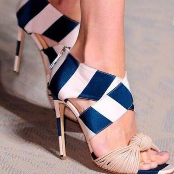 

2020 new arrival fashion high heels sandals women roman style block fashion summer shoes lady, Black