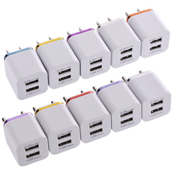 

Быстрая скорость двойного порта USB 2.1A AC зарядное устройство адаптер питания для Ip