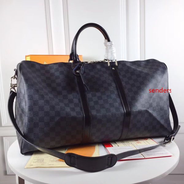 

5a l keepall classic large capacity women travel bag 45cm 50cm 55cm v men shoulder duffel bags carry luggage handbag m41418 m41416 41414