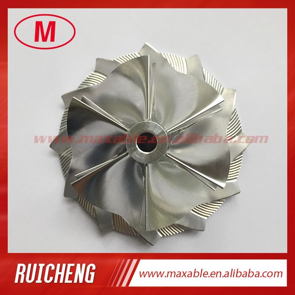 

gt2871 452546-0005 53.11/70.98mm 6+6 blades high performance turbo billet/milling/aluminum 2618 compressor wheel for 452546-0005
