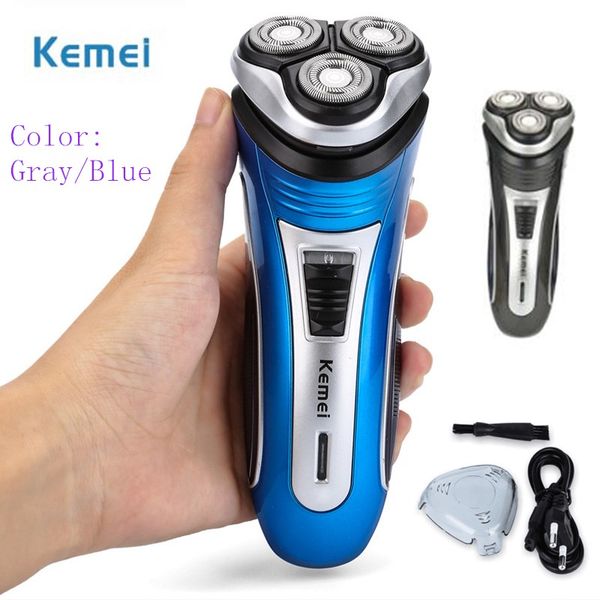 

men's rechargeable triple heads floating shaver electric razor male beard trimmer professional shaving machine 45d