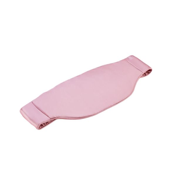 

pma d11 100% real silk graphene therapy heating waist belt 3 gear ultralight body heater massager - pink, Black;gray