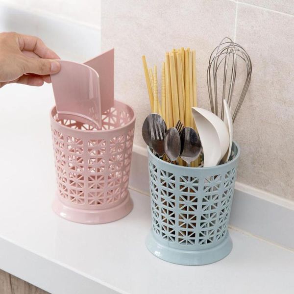 

kitchen tableware storage container drain box knives forks spoon organizer plastic chopsticks cage drainer cutlery organizer