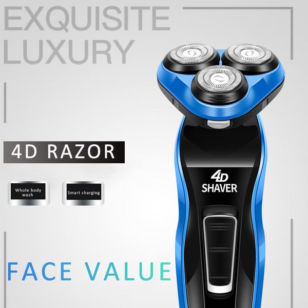 

beard trimmer electric shavers men's shaver fast 4d fashion usb charging black hair removal beauty health moustache