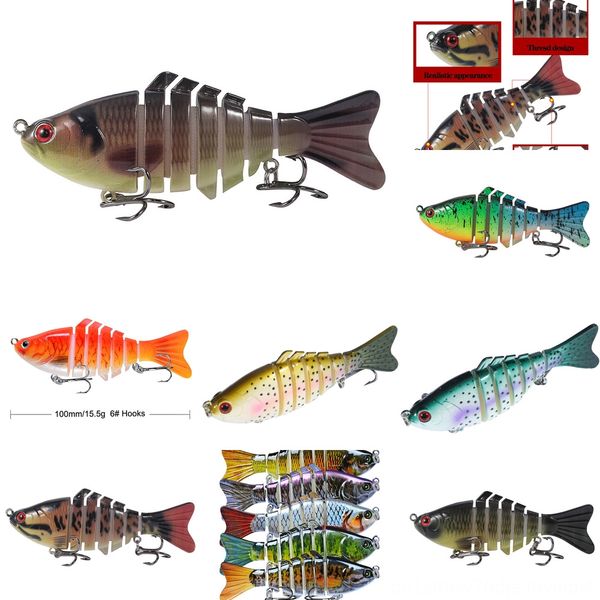 

gj1et shrimp lead-head soft shrimp luya bait multi-section bait set soft multi-section luminous