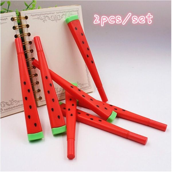 

girlish cartoon student office writing creative watermelon modeling 15cm/5.9inch 11g 0.05cm/0.02inch gel pen