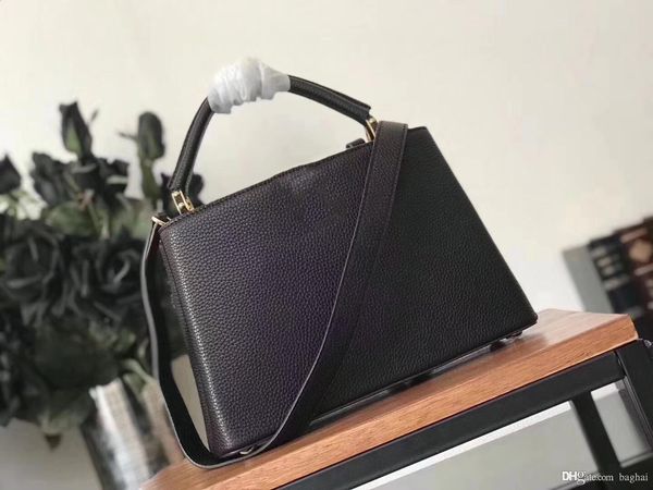 

m94755 litchi grain cowhide shoulder bags cross body totes handbags brand fashion luxury designer bags famous women classics