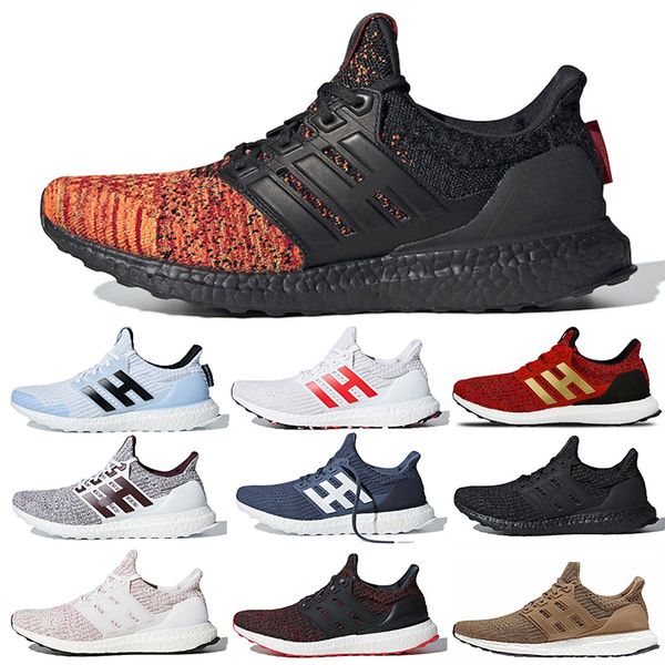 

new arrival women mens runing shoes game of thrones ultraboost 4.0 targaryen dragons house of lannister ultraboost 19 jogging sneakers 36-45