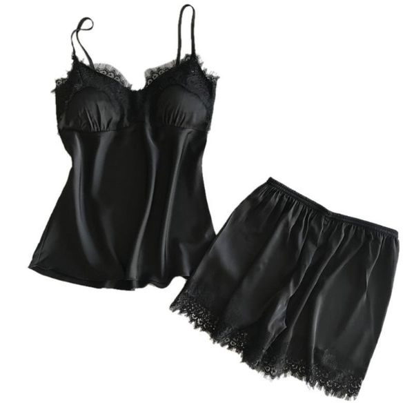 

womail женская сексуальная атласная слинг пижамы белье кружева бантом ночная рубашка стильное и удобное нижнее белье m301217, Blue;gray