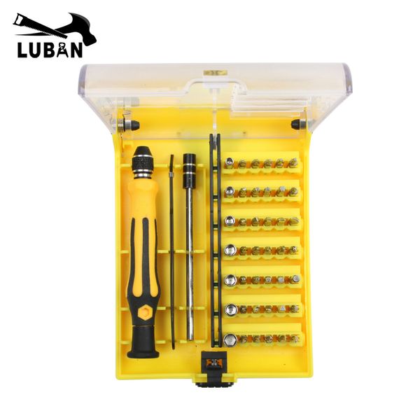 

precision 45 in 1 electron torx mini magnetic screwdriver tool set hand tools kit opening repair phone multifunction tools luban
