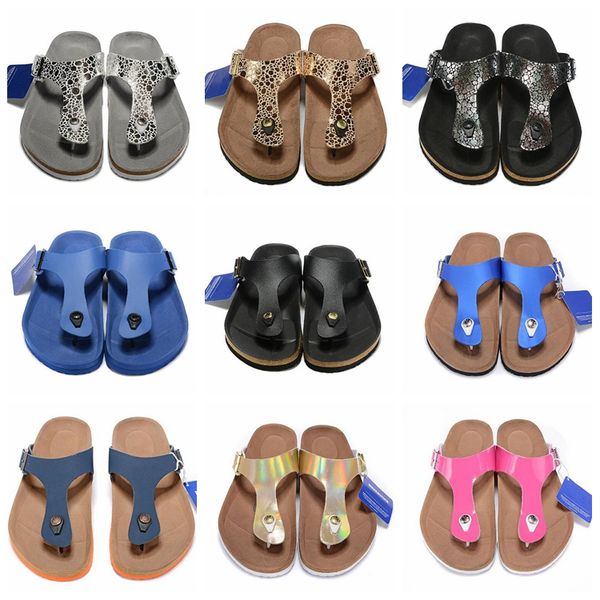 

luxury designer cork slippers leopard print laser beach flip-flops women fashion soft wooden sole slippers lady flip flops outdoor sandals, Black