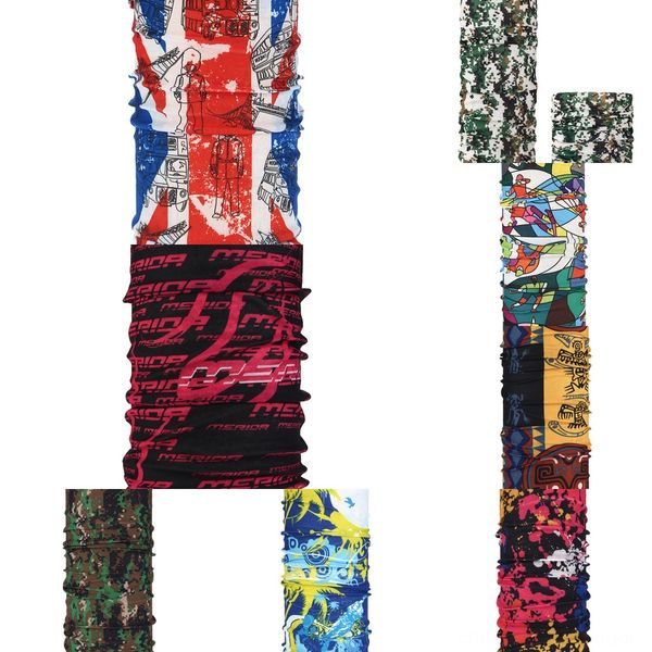 

tg2p8 лето лед шелк пешие прогулки прохладный велоспорт петли маска шарф головные уборы анти-пот дышащий зонт ухо лицо шея гетры шарф, Black