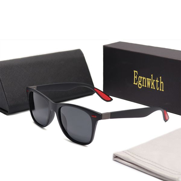 

2020 new polarized sunglasses men women brand designer driving square style sun glasses male goggle uv400 gafas de sol, White;black
