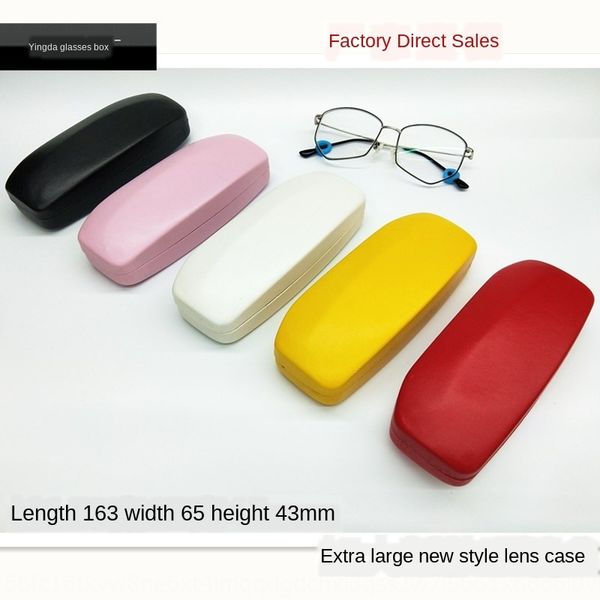 

high-end solid color enlarged simple box high-end case glasses case solid color enlarged simple glasses box, Blue