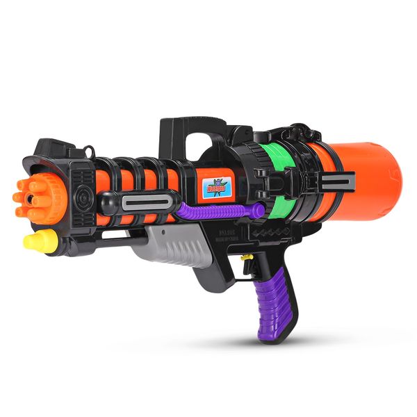 Acheter Pistolet à Eau Jouet Enfants Haute Pression Pistolet à Eau Jouet Super Grande Capacité Pull Type Pistolet à Eau Gamme De Pulvérisation Loin