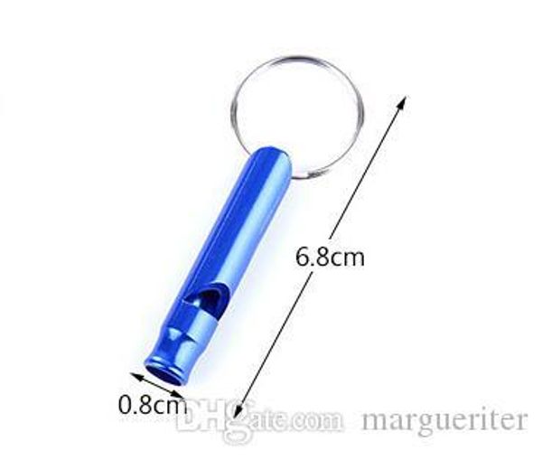 

colorful mini aluminum alloy pet dog whistle ultrasonic cat obedience whistle chain key ring for dog cat training