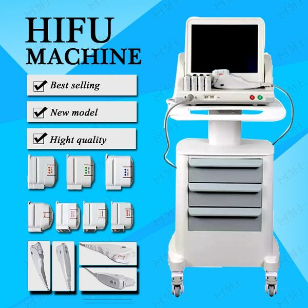 

2019 medical grade hifu real us standard high intensity focused ultrasound hifu face lift hifu slimming machine with 3 or 5 tips