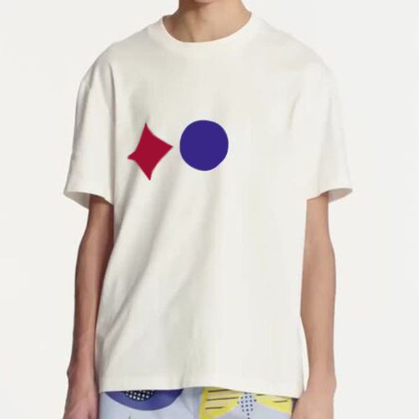 

20ss классический три печати жаккардовые мужчины женщины пара tee сплошной цвет дышащий короткие рукава casaul street футболка summer hfymtx, White;black