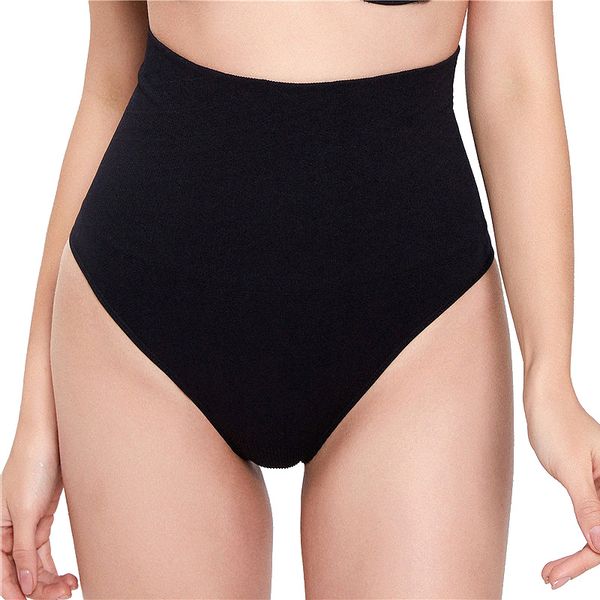 

women body shaper control slimming tummy corset high waist panties shape thong briefs nov99, Black;white