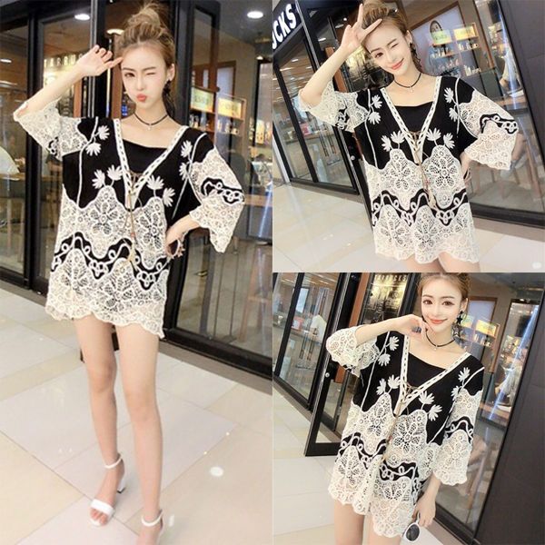 

summer fashion women t-shirt casual long sleeve t-shirt ladies loose, White