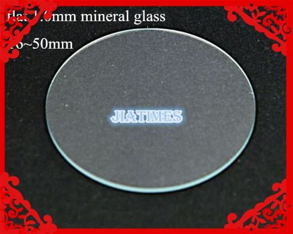 

wholesale 100pcs 1.0mm thick flat mineral watch glass select size from 16mm to 50mm for watchmakers and watch repair