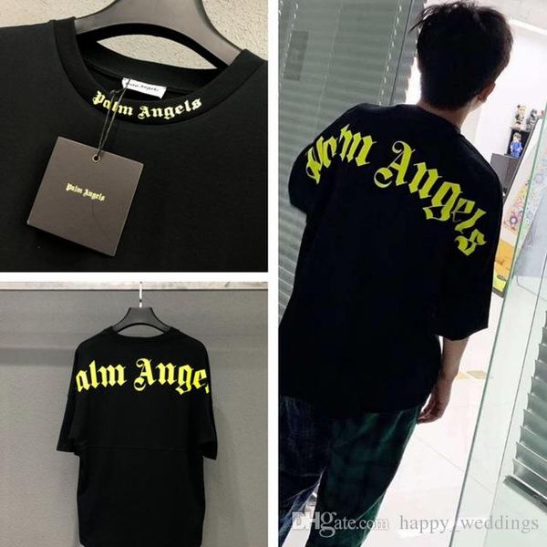 

Palm angel t hirt men women 19 over ize treetwear ummer tyle t hirt hip hop palm angel vetement t hirt tee, White;black