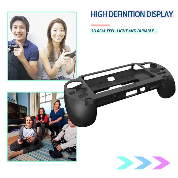 

gamepad hand grip joystick protective case game controller holder with l2 r2 trigger for sony playstation vita 1000 psv1000