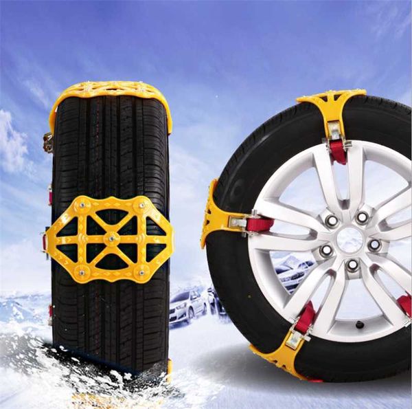 

car tire anti-skid chains thickened beef tendon wheel chain for snow mud road universal multi-function car snow tire chain