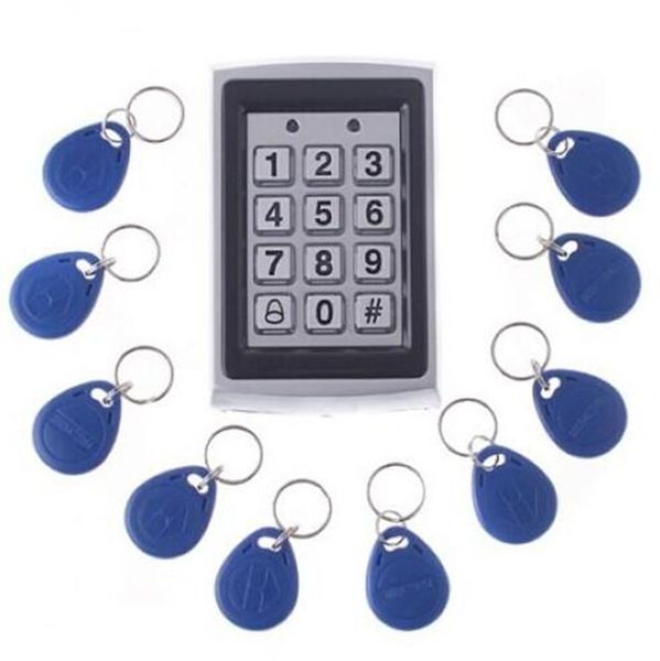 

metal password keypad rfid card reader door access control security system