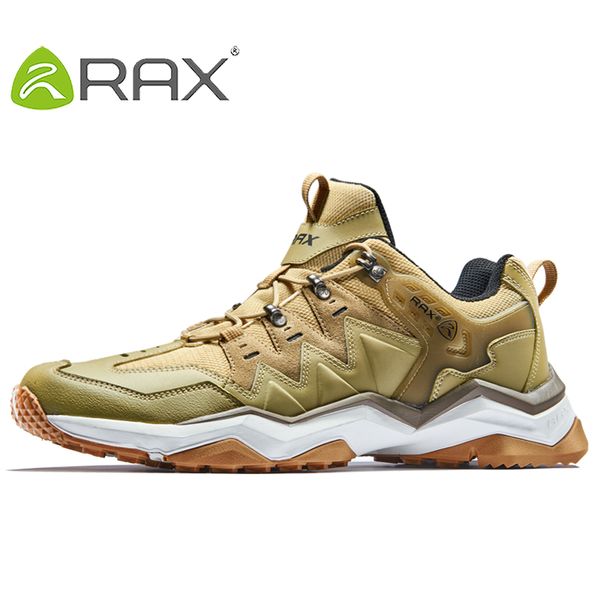 

rax men waterproof hiking shoes outdoor multi-terrian cushioning climbing shoes men lightweight backpacking trekking