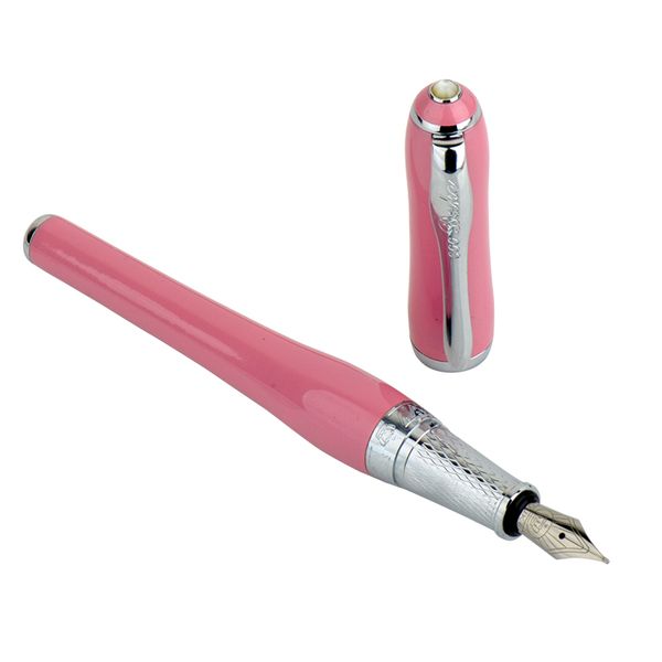 

exquisite 0.5mm fountain pen duke silver clip 7 colors for choose iraurita nib lady ink pens stationery with an original box