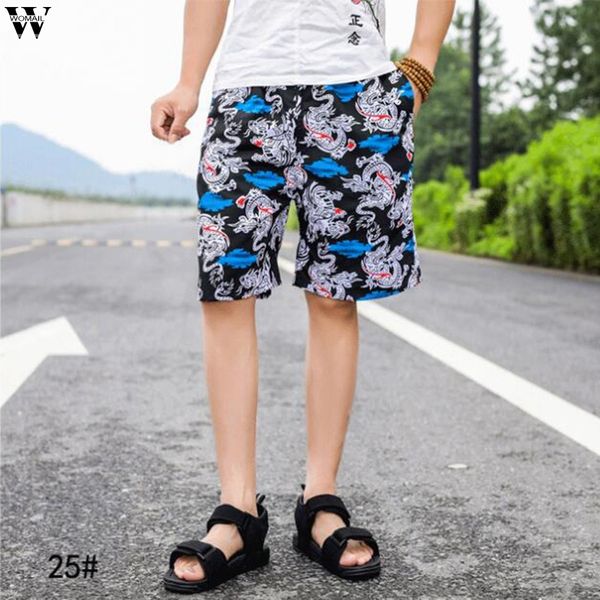 

2019 summer shorts men women quick drying fitnesshort homme casual beach shorts mens boardshorts elastic waist solid color may16, White;black