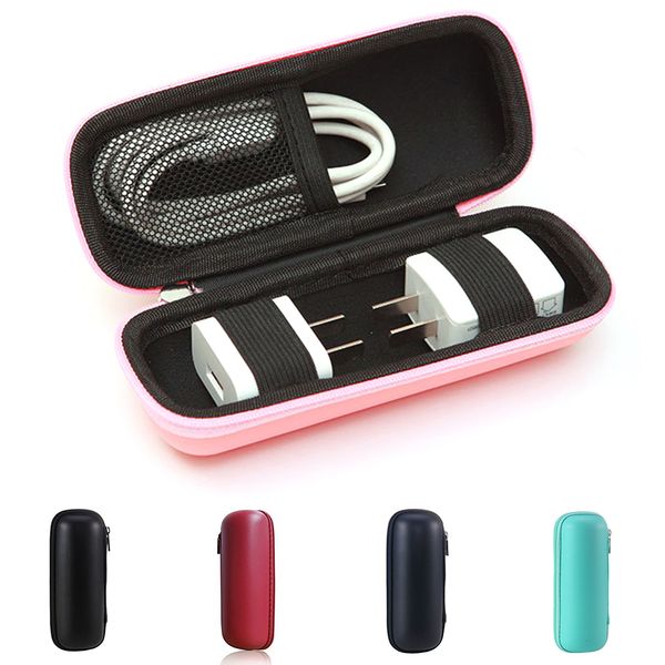 

fashion headphone protective storage box data cable charger holder case storage bag