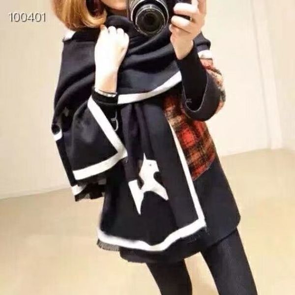 

new fashion design scarf luxury women's brand shawl scarf women's long neck scarf multi-color optional high quality, Blue;gray