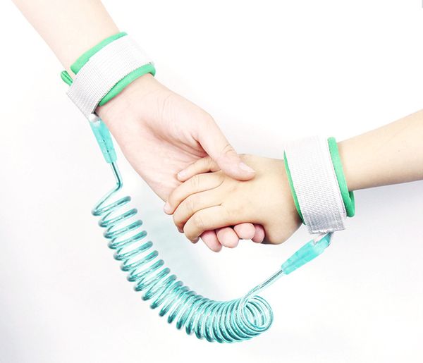 

Kids safety wristband anti-lost Wrist Link Baby Toddler Harness Leash Strap Anti Lost bracelet Adjustable Leashes Children walk 4 colors