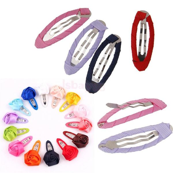 

50pcs colorful stain covered hair hair clips
