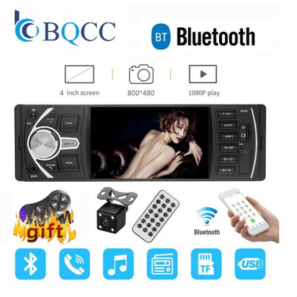 

4" hd car fm radio mp5 player with bluetooth reversing multi-functional player car stereo subwoofer autoradio1din