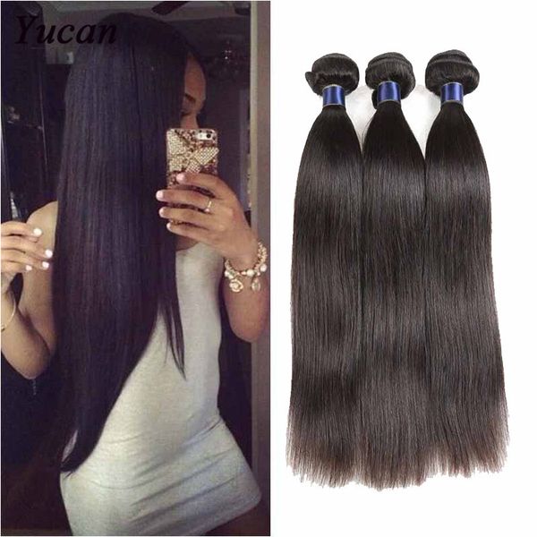 

brazilian virgin hair straight 3 bundles unprocessed virgin malaysian human hair weaves straight brazilian hair bundles natural black