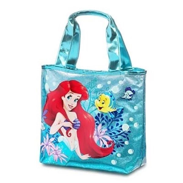 

little mermaid ariel princess waterproof beach bag shoulder bags for girls kids women handles tote bag handbag