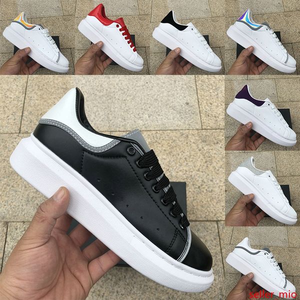 

продажа dancego лучшей 3м refelctive мода роскошные мужские дизайнерские туфли женские розовые тройной черный белый змеиная кожа платформы п