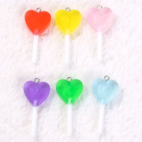

18pcs/lot small size flatback resin candy lollipop charms perfect for pendants,earrings diy keychain parts 18.5*39mm, Bronze;silver