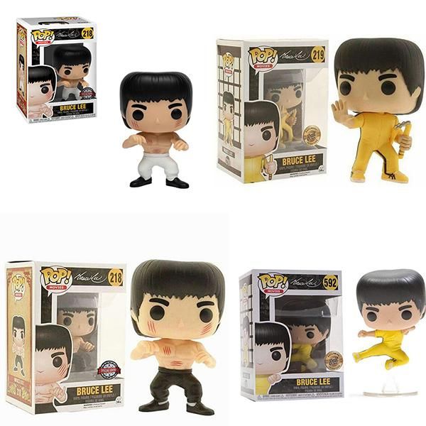 

funko pop bruce lee anime #218 #219 pvc action figure collectible model toys childrens birthday gift