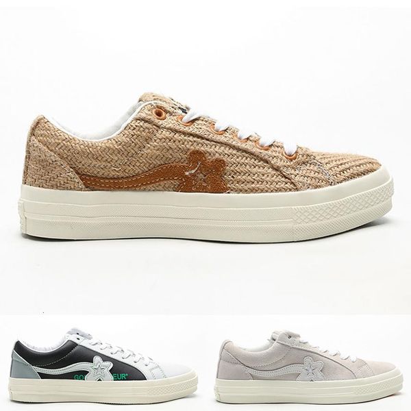 

brand mens tyler the creator sneakers for women s golf le fleur one star ox skate womens skateboard men s designer sports shoes men ttc shoe, Black